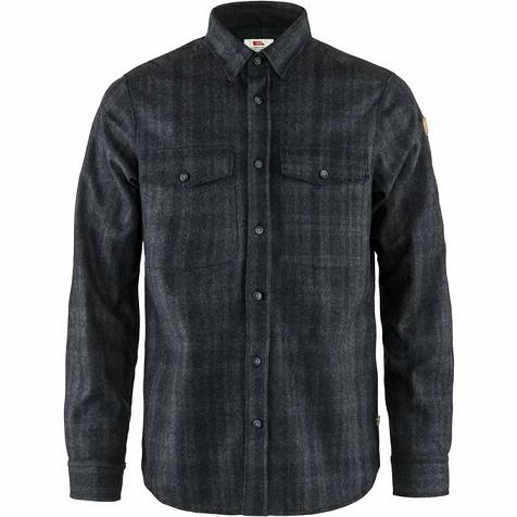 Fjällräven Övik Shirts Dark Grey Singapore For Men (SG-393055)